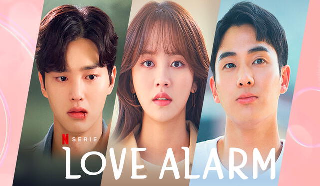 Sunoh, Jojo y Hyeyoung de Love alarm 2. Foto: Netflix KR