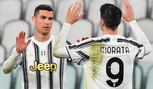 Cristiano Ronaldo anotó en el triunfo de la Juventus 3-0 ante Spezia por la jornada 25 de la Serie A. Foto: AFP