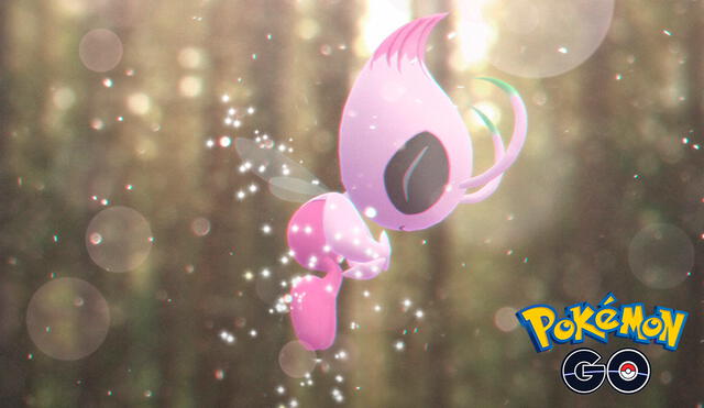 Celebi shiny hizo su debut en Pokémon GO en diciembre de 2020 con al investigación especial Una Distracción Variocolor. Foto: Niantic