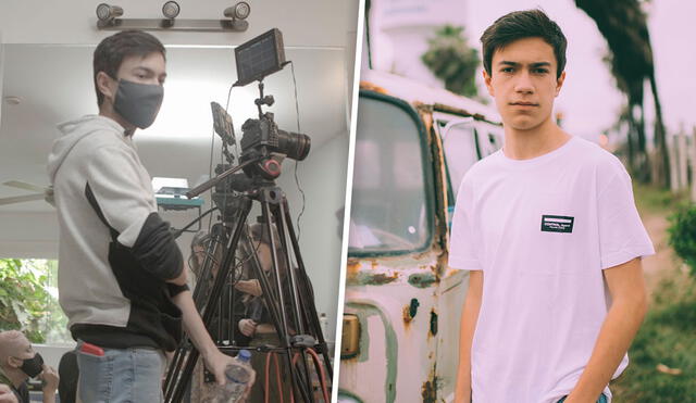 A sus 16 años, el joven actor está a cargo de su segunda producción cinematográfica. Fotos: difusión