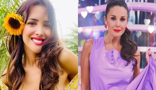 La modelo y la conductora dejaron atrás sus diferencias. Foto: Rosángela Espinoza/Instagram, Rebeca Escribens/Instagram
