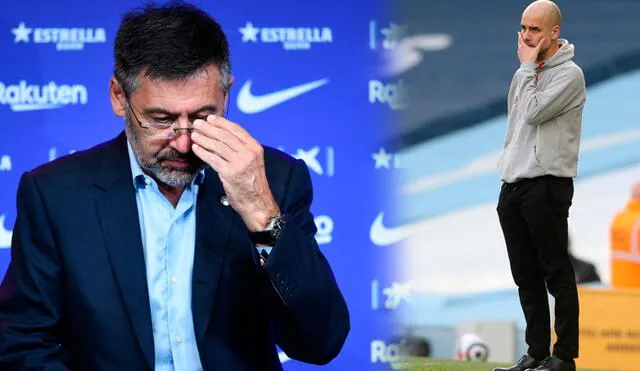Josep Guardiola es actualmente director técnico del Manchester City. Foto: AFP