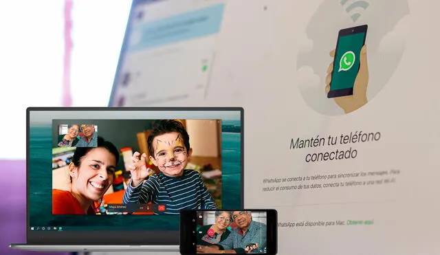 Las funciones de llamada y videollamada solo están disponibles, por el momento, en WhatsApp Escritorio y no en WhatsApp Web. Foto: WhatsApp