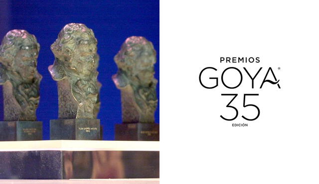 Los nominados a los Premios Goya 2021 seguirán la ceremonia desde sus casas. Foto: composición/EFE/Facebook