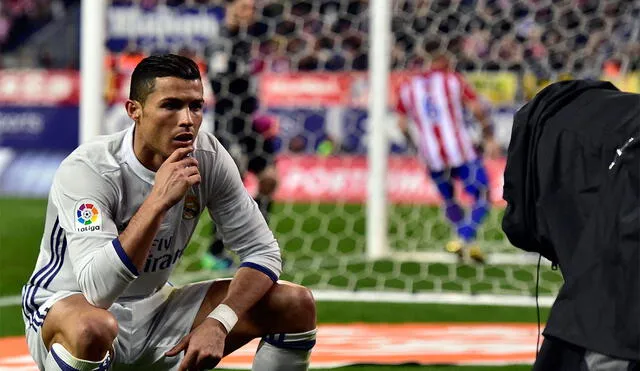 Cristiano Ronaldo es el jugador que más goles ha marcado en los duelos entre el Real Madrid y Atlético de Madrid. Foto: AFP