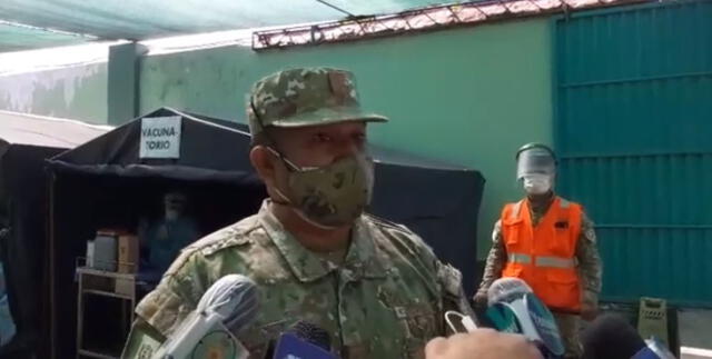 La cifra la dio a conocer el Coronel Ejército, Raúl Romero Peralta, director del nosocomio. Foto: Captura video.
