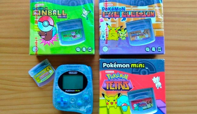 La consola portátil Pokémon Mini se lanzó oficialmente en 2001. Foto: eGames News