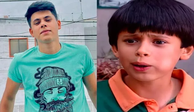 Aaron Picasso interpretó a Jaimito Gonzáles hace 13 años en la teleserie Al fondo hay sitio. Foto: Aaron Picasso/Instagram
