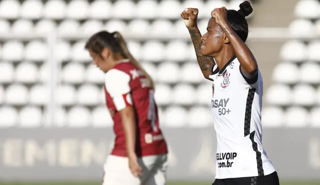 Universitario perdió por goleada ante Corinthians en la fecha 2 de la Copa Libertadores femenina. Foto: Twitter