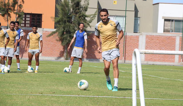 Bordacahar disfruta los entrenamientos con su nuevo equipo. Foto: Club Melgar