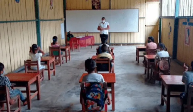 Solo en Pataz se estarían dictando clase en aulas a 2.500 niños. Foto: La República