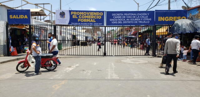 El enrejado y peatonalización reactivará negocios de la zona del Mercado Palermo. Foto: MPT