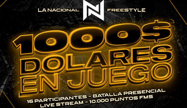 La Nacional Freestyle brindará 1000 dólares al campeón, así como puntos para la FMS Perú. Foto: La Nacional