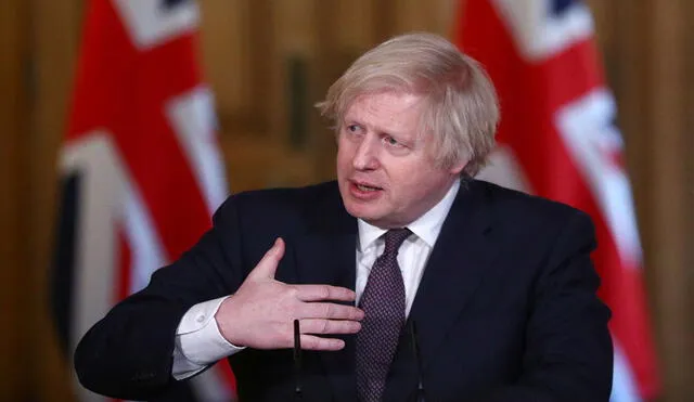 "No comento los asuntos de la familia real y no tengo intención de hacerlo hoy", afirmó Boris Johnson el lunes cuando le preguntaron por la entrevista a Harry y Meghan. Foto: AFP