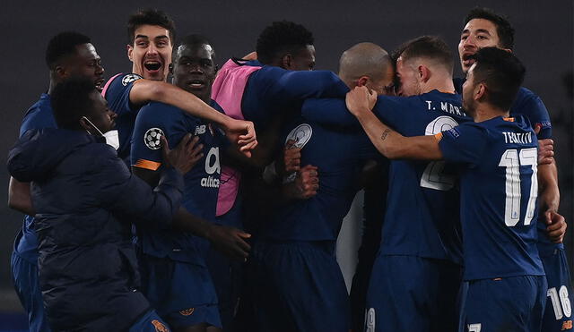 Porto clasificó a los cuartos de final de la Champions League tras eliminar a la Juventus. Foto: AFP