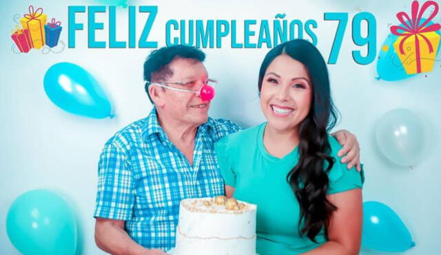 Tula Rodríguez compartió su felicidad con el hombre que le dio la vida. Foto: Tula Rodríguez/Instagram