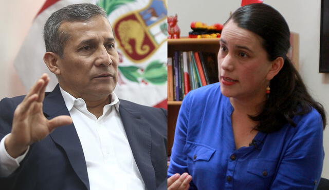 Ollanta Humala mencionó que Verónika Mendoza también anotaba en las agendas de Nadine Heredia. Foto: composición/La República