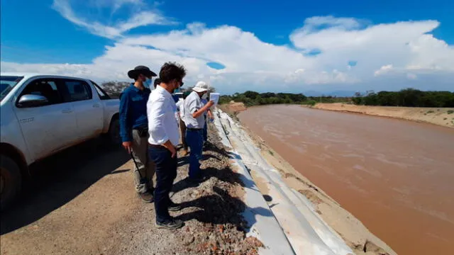 Expertos recorren río La Leche en región Lambayeque. Foto: ARCC.