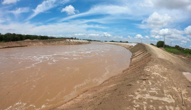 Caudal del río La Leche se incrementó con las últimas lluvias. Foto: Clinton Medina