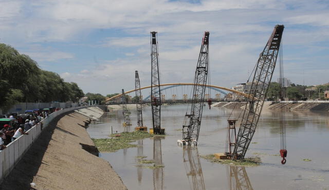 Se espera un incremento del caudal del río Piura. Foto: La República