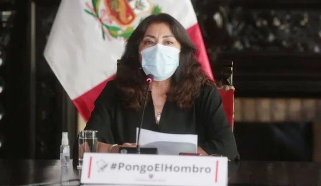 Violeta Bermúdez informó, además, que no han considerado denunciar a Elizabeth Astete por sus descargos ante el Congreso. Foto: PCM