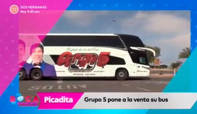 Los seguidores del Grupo 5 lamentaron que los cantantes tengan que vender su transporte para luchar contra la crisis. Foto: captura/América TV