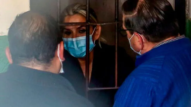 Jeanine Áñez y cinco exministros fueron aprehendidos por el caso golpe de Estado contra el expresidente Evo Morales. Foto: AFP