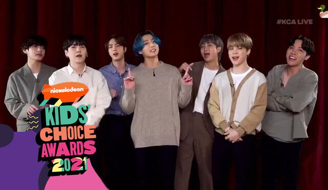 Kids Choice Awards: BTS se lleva tres premios en los KCAs 2021