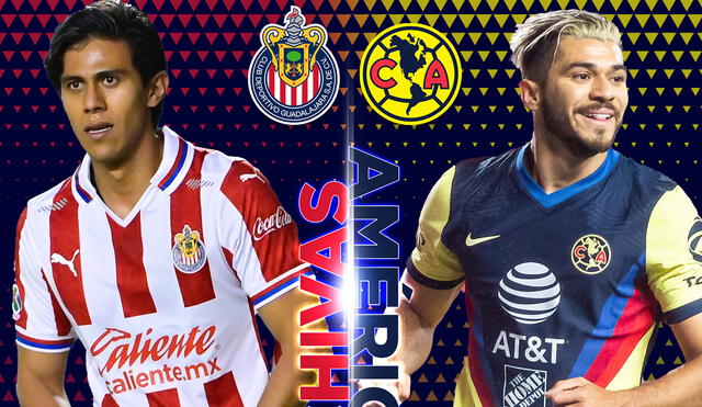 Chivas y América se medirán en la jornada 11 del fútbol mexicano. Foto: Twitter / Liga MX