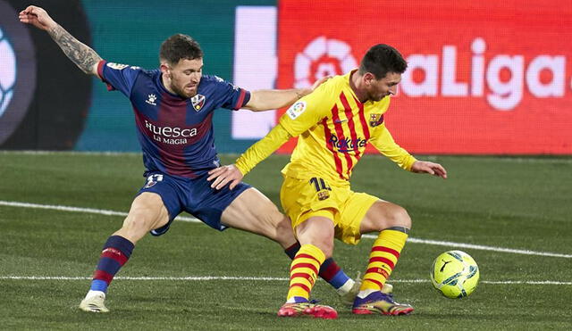 Barcelona y Huesca se citan en el Camp Nou por LaLiga. Foto: EFE