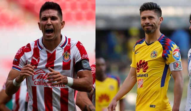 Jesús Molina y Oribe Peralta son dos jugadores que pasaron por Chivas y América. Foto: composición/EFE