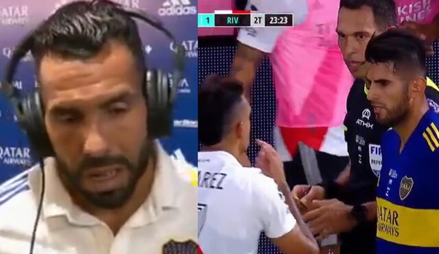 Tevez y Zambrano fueron titulares en el Boca vs. River en La Bombonera. Foto: ESPN