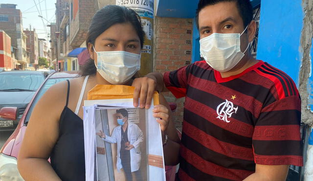 Padres de menor fallecido por presunta negligencia médica. Foto: Raúl Egusquiza/ URPI-GLR