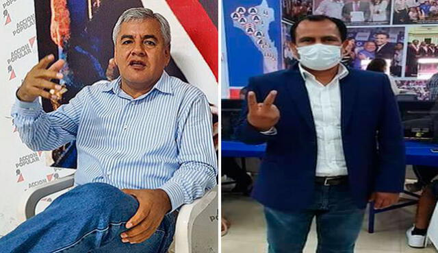 Edgar Cayotopa (Acción Popular) y Hildomaro Rodríguez (APP) se resisten a quedar fuera de elecciones. Foto: composición La República