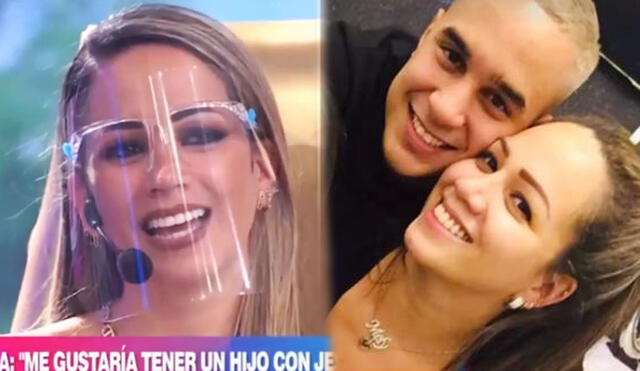 Melissa Klug y Jesús Barco se encuentran en un buen momento de su relación. Foto: captura América TV / Instagram / Melissa Klug