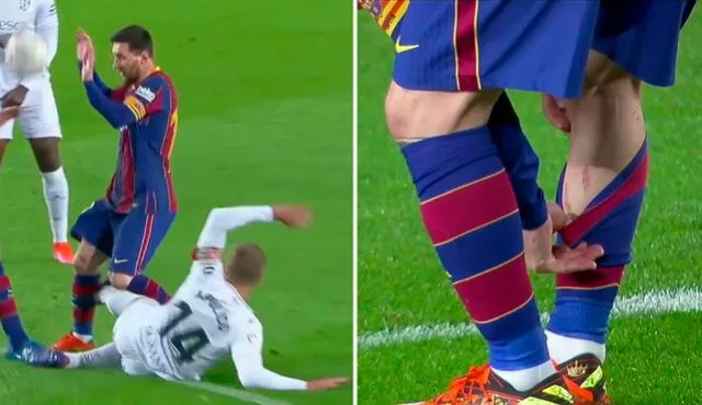 Lionel Messi abrió el marcador con un golazo en el Camp Nou. Foto: captura/ESPN