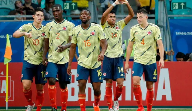 La selección colombiana jugará contra Brasil, Ecuador, Venezuela y Perú en la fase de grupos. Foto: EFE