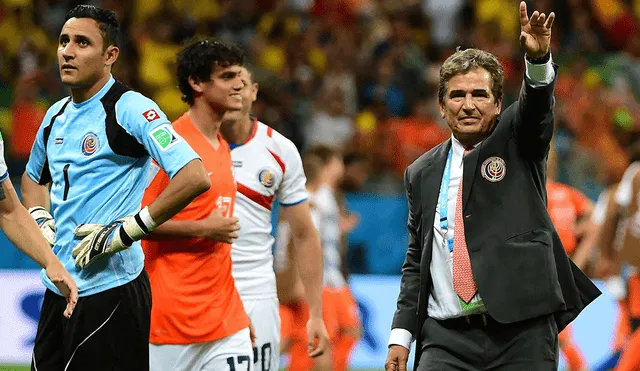 En el 2014, Jorge Luis Pinto logró llevar a Costa Rica a los cuartos de final de la Copa del Mundo de Brasil. Foto: AFP