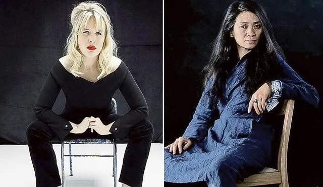 La cineasta británica Emerald Fennell y la directora china Chloé Zhao rompieron récords y pasaron a ser la sexta y séptima mujer en la historia en competir como mejor cineasta. Foto: difusión