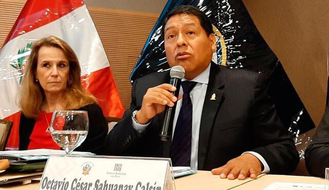 Presidente. "Vamos a responder a las exigencias de la ciudadanía", dice César Sahuanay. Foto: Poder Judicial