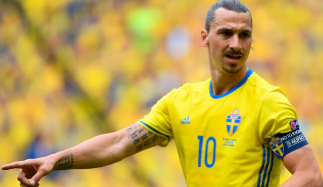 Zlatan Ibrahimovic vuelve a vestir la camiseta de Suecia tras cinco años. Foto: EFE