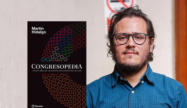 Periodista Martín Hidalgo con su libro ausculta cómo procede o funciona el Congreso de la República. Periodista Martín Hidalgo con su libro ausculta cómo procede o funciona el Congreso de la República.