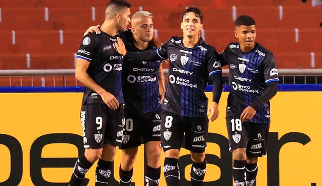 Independiente del Valle venció a Unión Española por la vuelta de la Fase 2 de la Copa Libertadores 2021. Foto: EFE