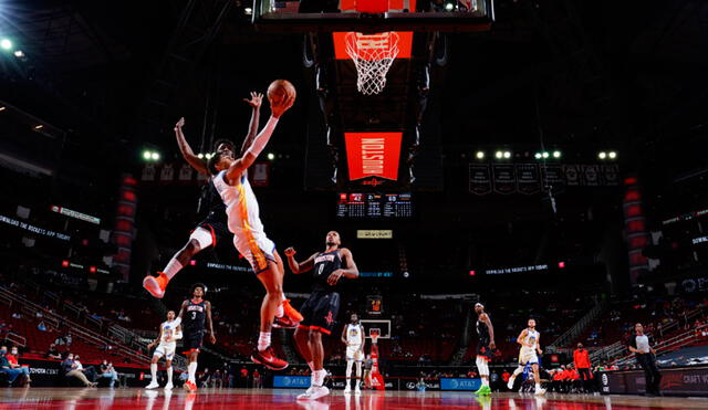 Warriors venció a Rockets por la Conferencia Oeste de NBA 2020-21. Foto: AFP