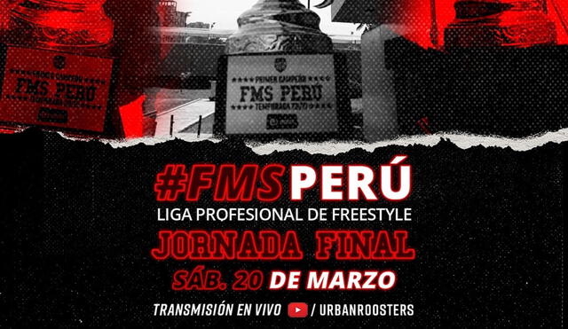 FMS Perú: el sábado 20 de marzo conoceremos al primer gran campeón de la temporada debut. Foto: Urban Roosters