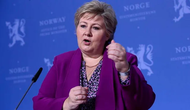 La conservadora Solberg ejerce desde 2013 como primera ministra de Noruega. Foto: EFE