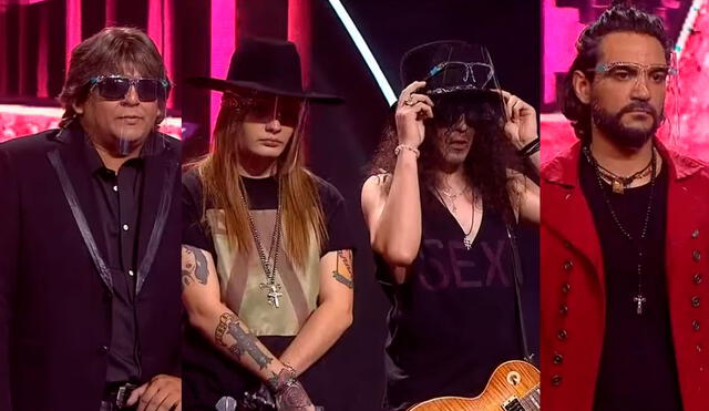 Sebastián Landa se impuso ante los imitadores de ‘Guns N' Roses’ y ‘Ricardo Arjona’, con su imitación de José Feliciano. Fotos: captura Chilevisión
