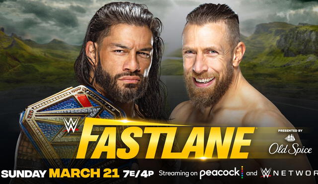 Roman Reigns y Daniel Bryan lucharán este domingo 21 en WWE Fastlane 2021. Foto: WWE