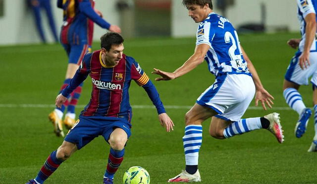 Messi comandará el ataque del Barcelona frente a la Real Sociedad. Foto: EFE