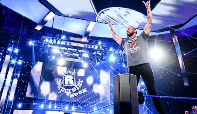 Edge luchó y venció a Jey Uso en el main event de WWE SmackDown. Foto: WWE